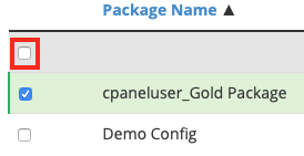 Select the Packages you Want to Copy to the Destination
Server