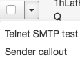 Select the Drop-Down Arrow Next to the Message Selection Check Box
to Choose Other
Actions