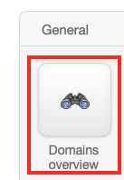 Click on Domains Overview in the Sidebar or
Dashboard