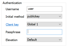 Now Fill Out the Authentication Section of the Login Tab