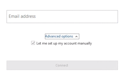 Type in your Email Address and Click
Connect