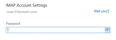 If Outlook Figures Out Your Settings, Enter Your Password When
Prompted