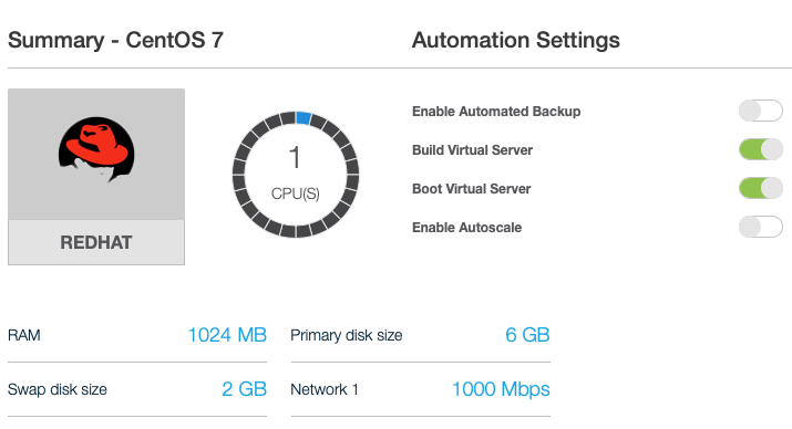 Select Autoscale and Autobackup if you Need
Them