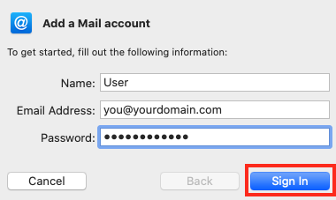 Enter your Email Account Login Details and Click Sign
In