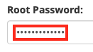 Enter the Root Escalation Password