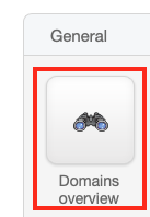Click on Domains Overview in the Sidebar or Dashboard