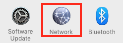 Click on Network in System Preferences