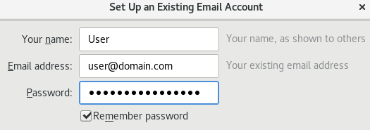 Fill in Your Publicly Displayed Name, Email Address and Email Password Then Click Continue